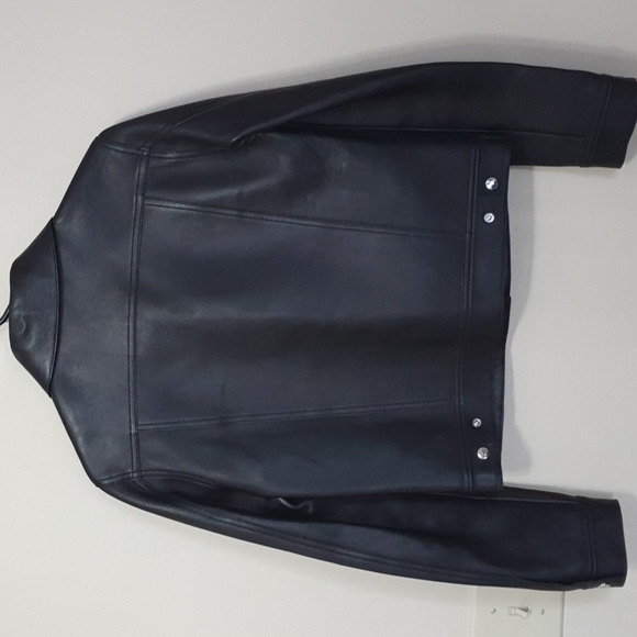 NWT Michael Kors Collection Lamb Leather Jacket - Picture 8 of 8